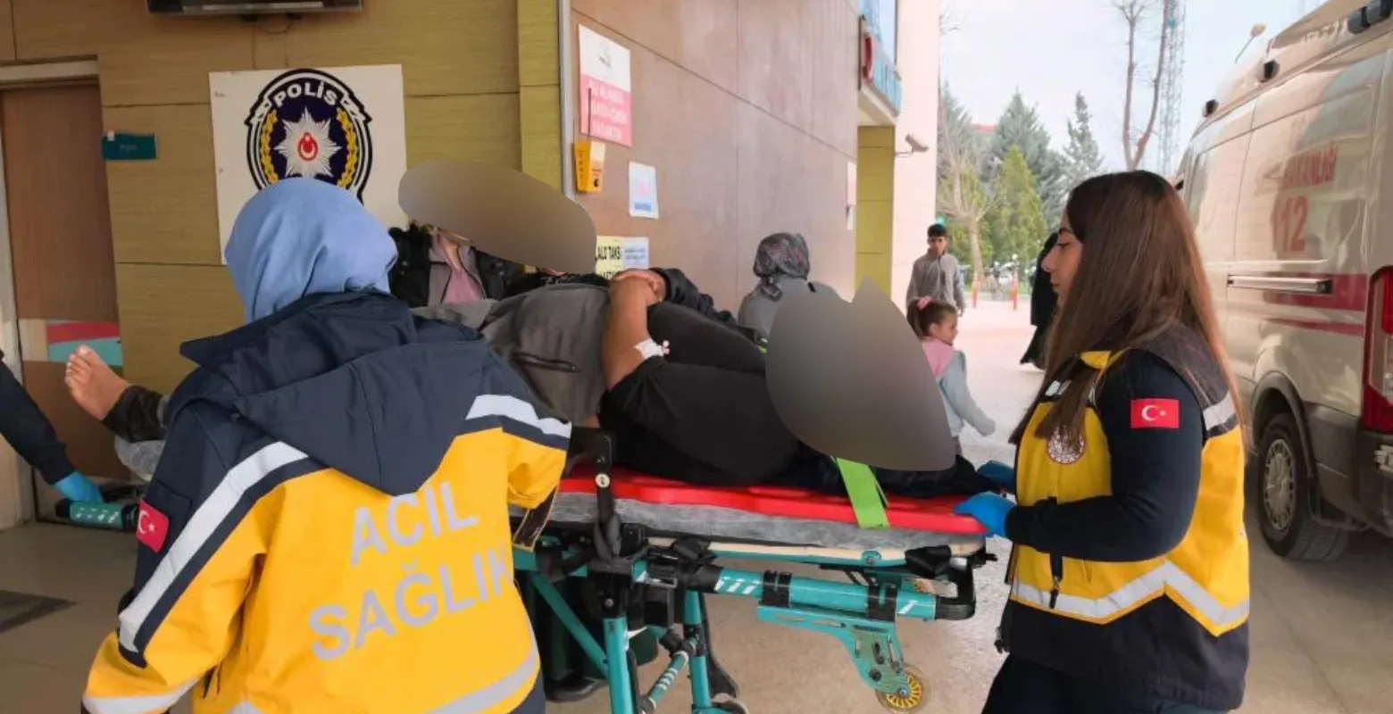 İnegöl'de dehşet anları! sürücü hastaneye kaldırıldı