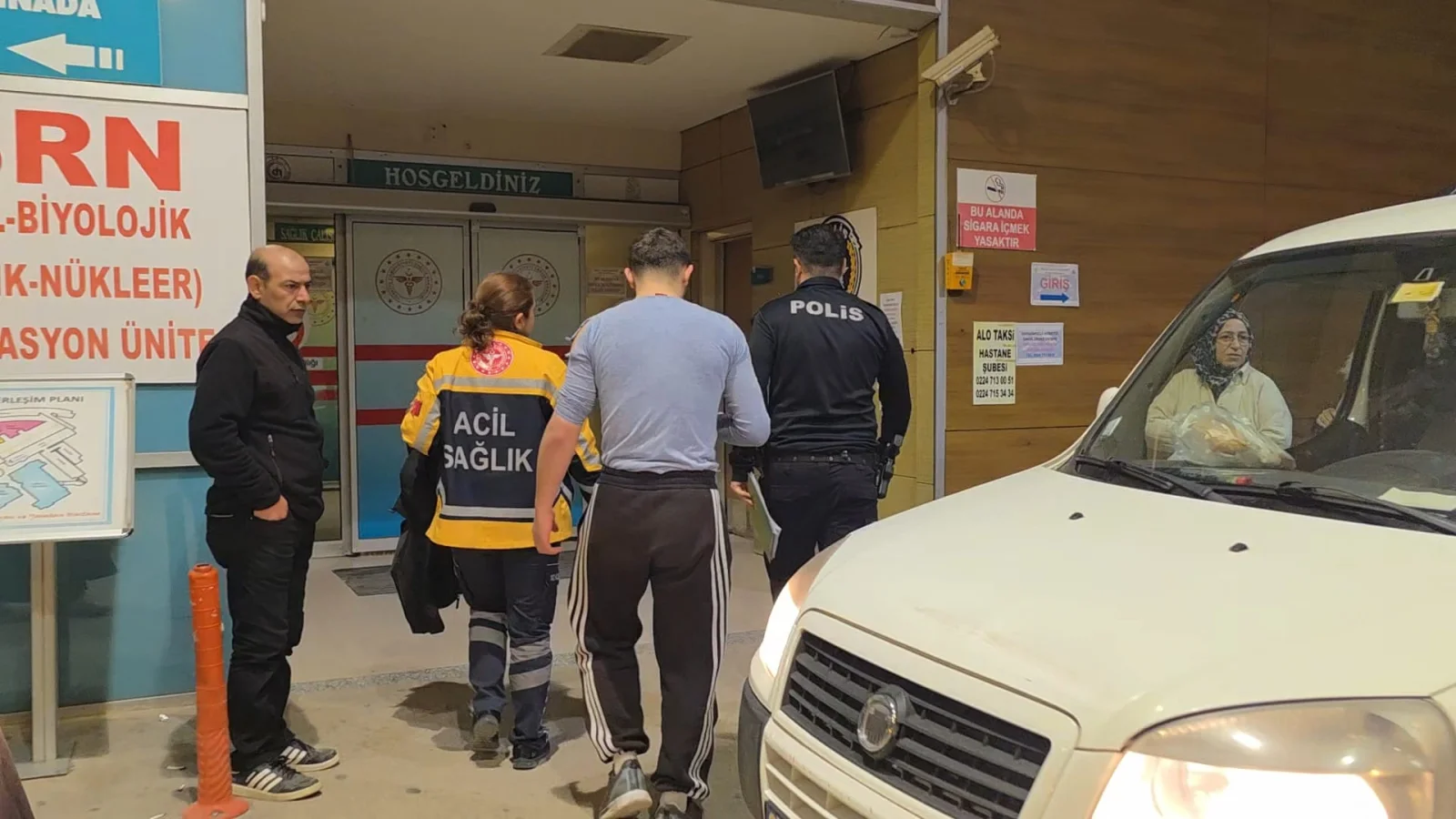 İnegöl'de bıçaklı kavga, 1 kişi yaralandı