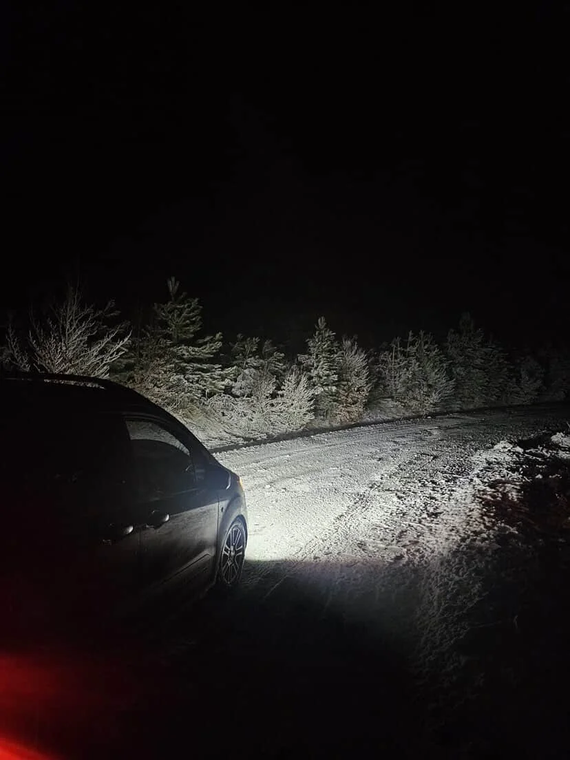 Boğazova'da kar yağışı başladı