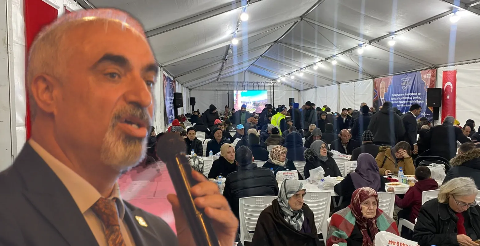 Bursa Büyükşehir’den İnegöl iftar çadırında 46 bin kişiye iftar