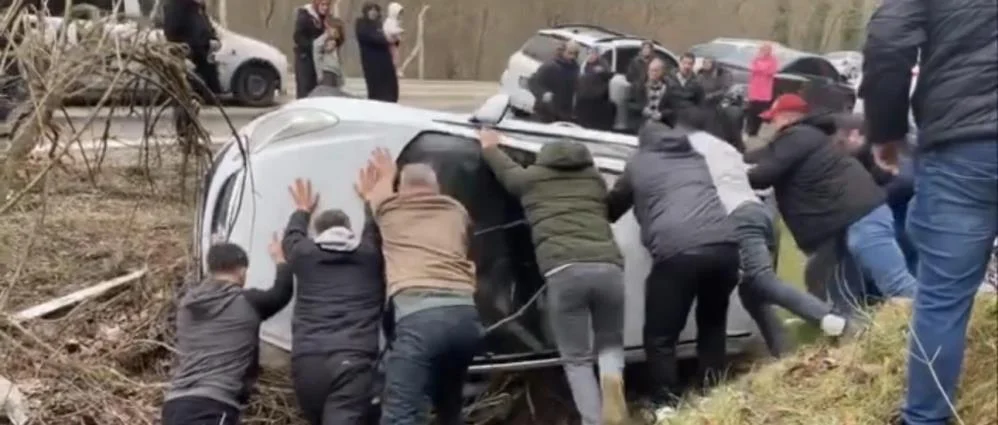 Bayram sabahı feci kaza!