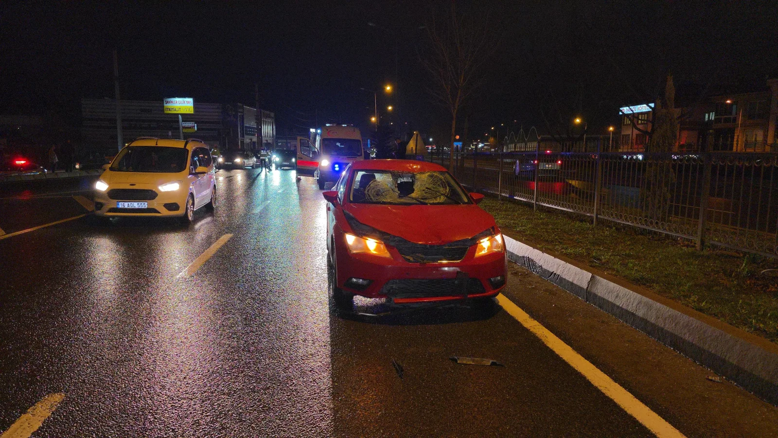 İnegöl'de trafik kazası 1 ölü