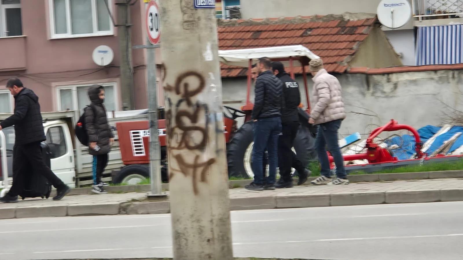 İnegöl'de hareketli dakikalar!