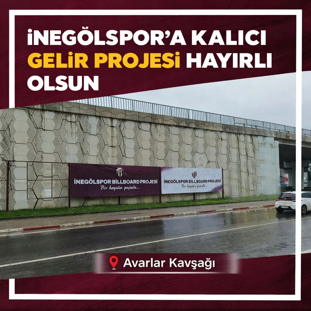 İnegölspor’a kalıcı gelir sağlayacak proje