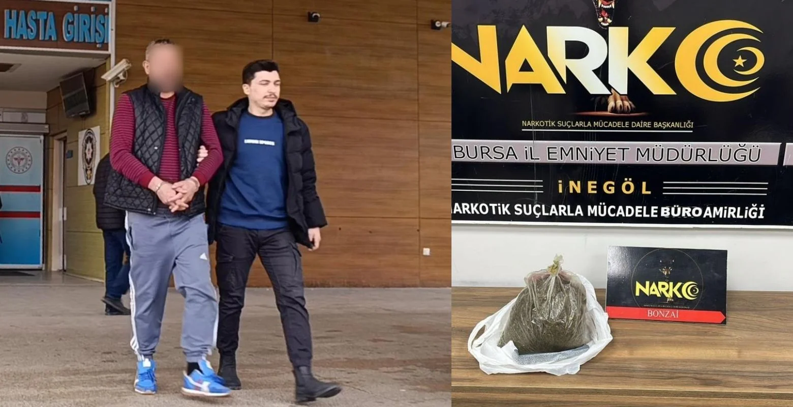 İnegöl'de gizli bölmede ele geçirildi!