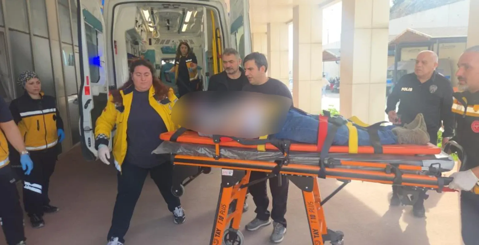 Çatıdan düşen usta ağır yaralandı!