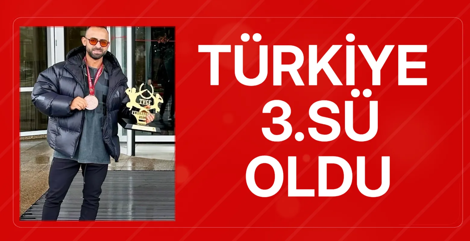 İnegöllü sporcu Murat Üzülmez Türkiye 3’üncüsü oldu