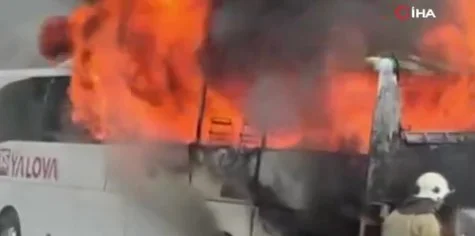 Yolcu otobüsünde korku dolu anlar