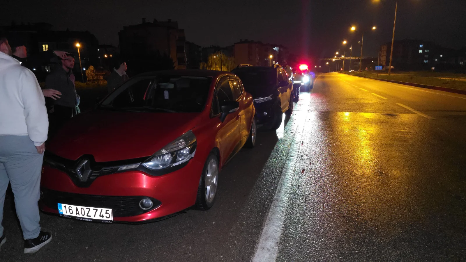 Alanyurt’ta otomobil ile motosiklet çarpıştı: 1 yaralı