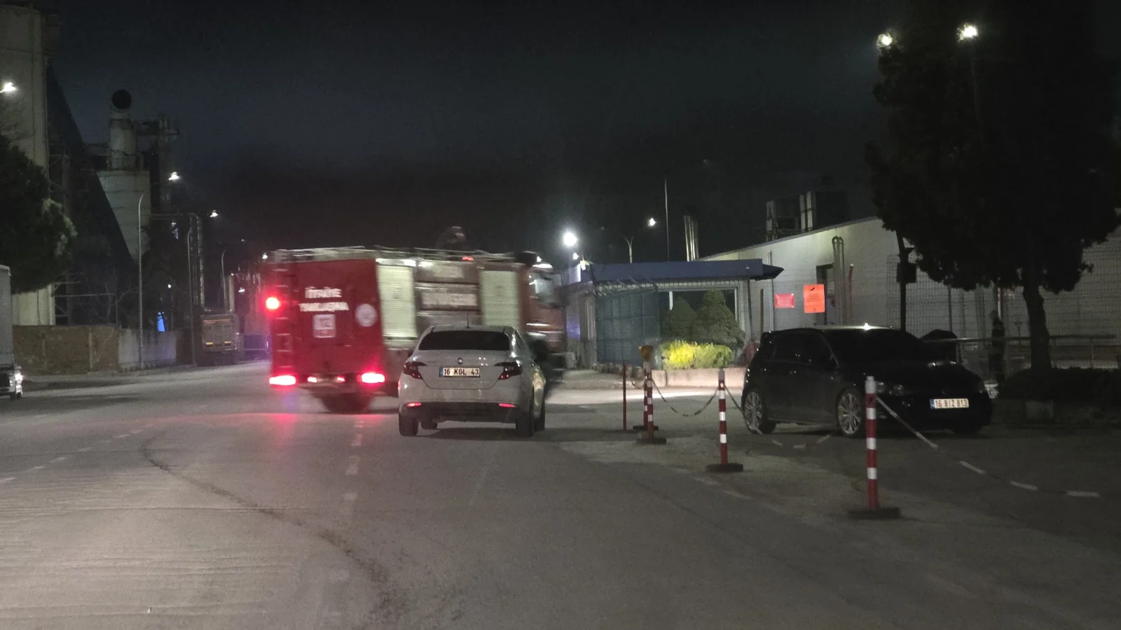 İnegöl OSB’de yangın 4 işçi yaralı