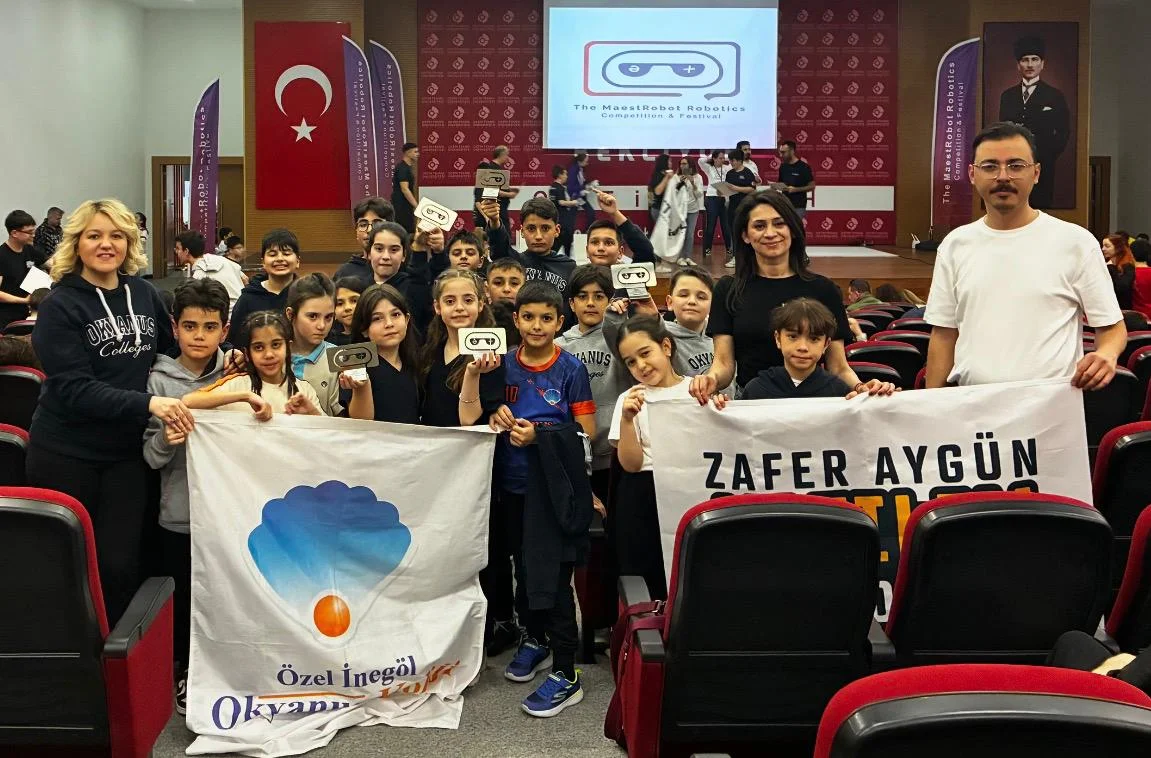 İnegöl Okyanus Koleji Robotex’te zirveye çıktı