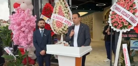 İnegöl'de Zincir Eczane açılışı yoğun katılımla gerçekleşti