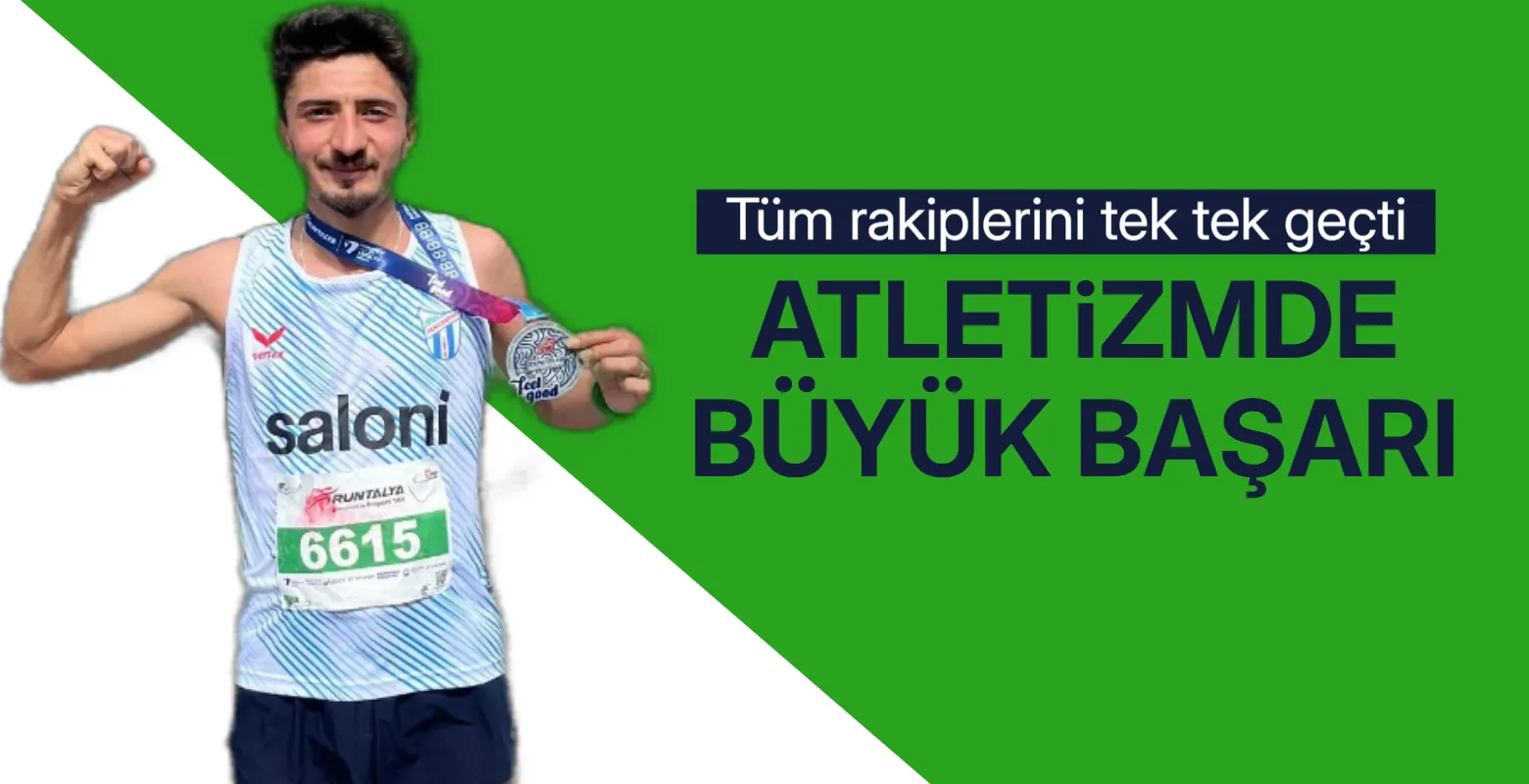Yunus Emre Akkuş, Run Antalya 2026’da birinci oldu