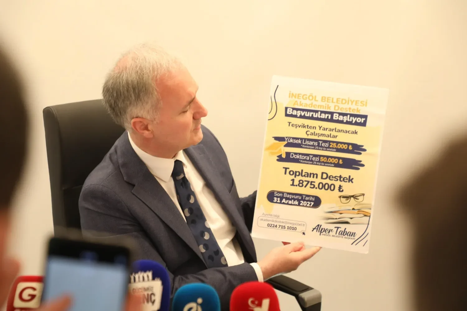 İnegöl Belediyesinden 2 milyon TL’lik akademik destek