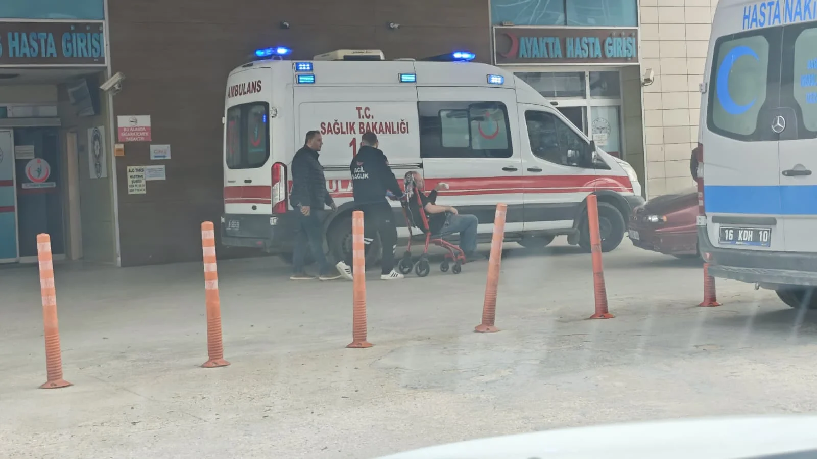 İnegöl'de feci olay! 4 parmağı koptu