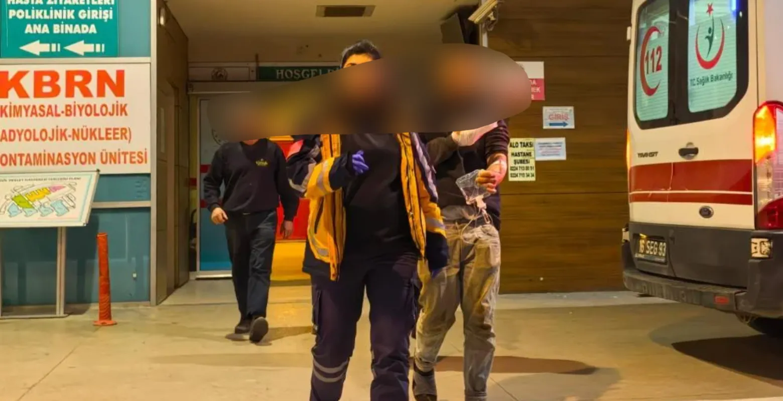 İnegöl'de yem karma makinesi facia getirdi!