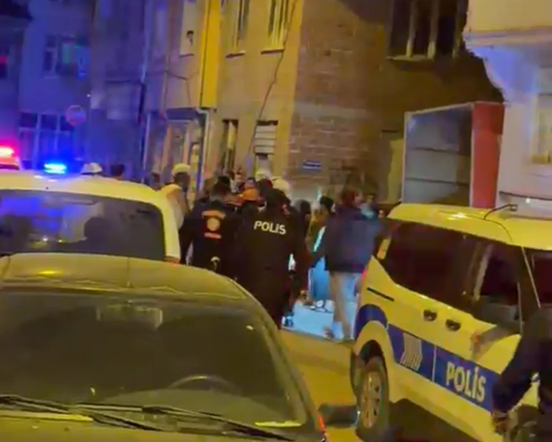 İnegöl'de hareketli gece polis müdahale etti