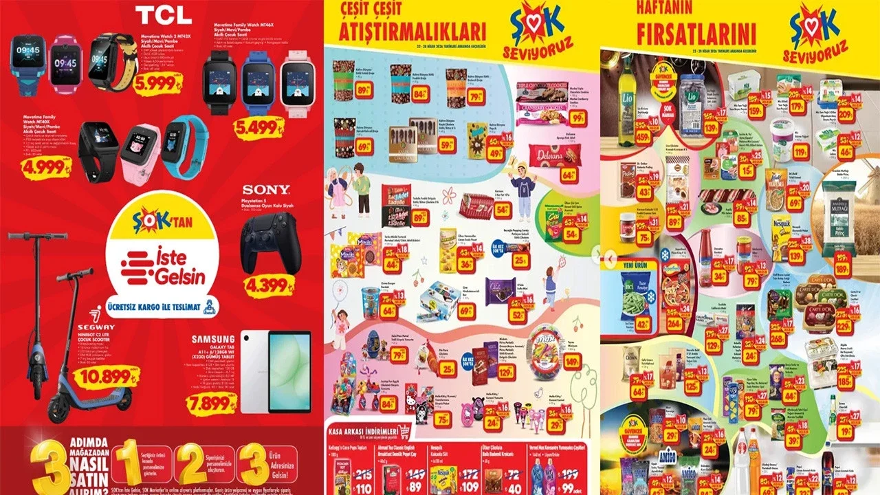 ŞOK 22 Nisan aktüel kataloğunda PS5 ve drone satışta