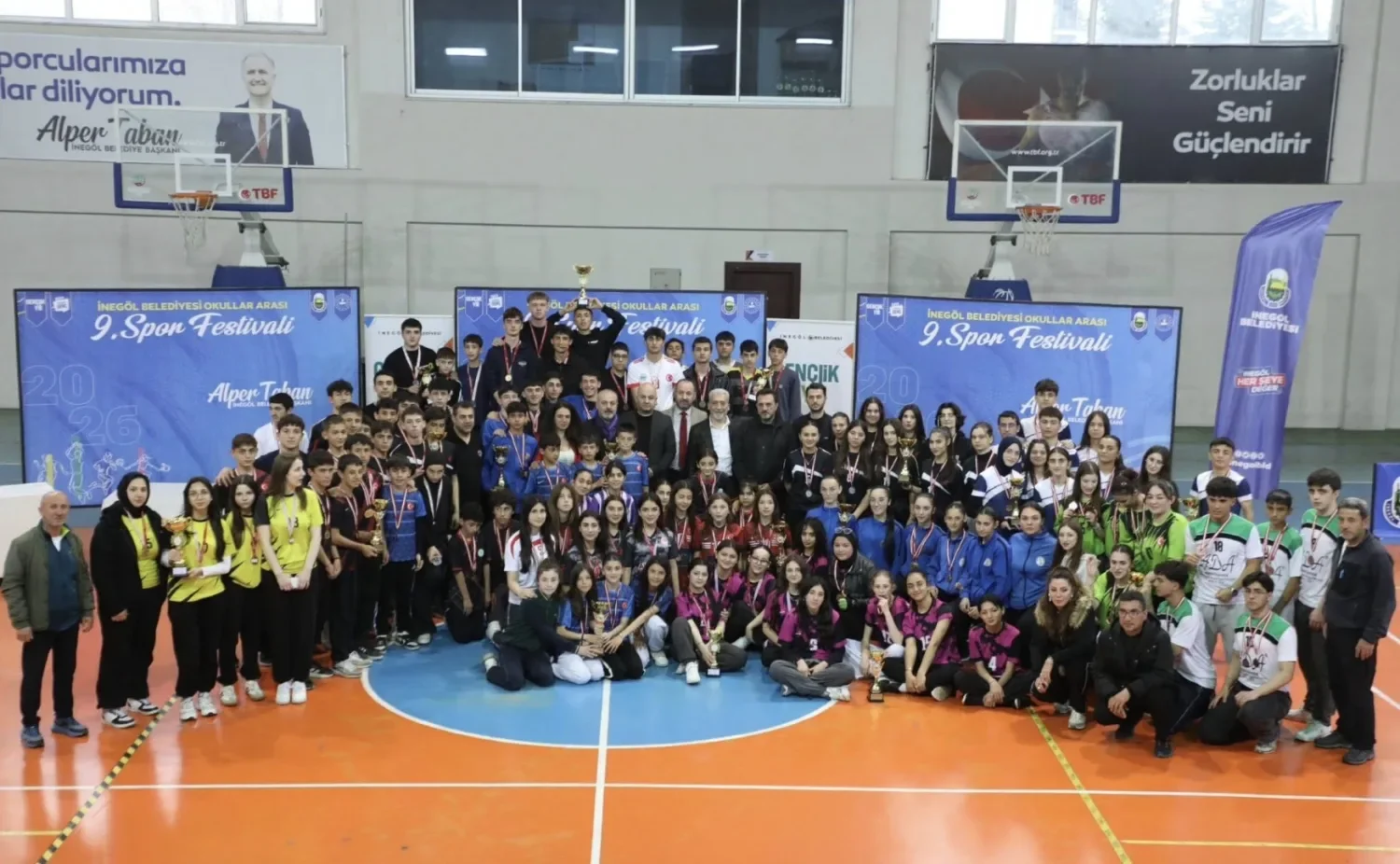 İnegöl spor festivalinde atletizm heyecanı tamamlandı