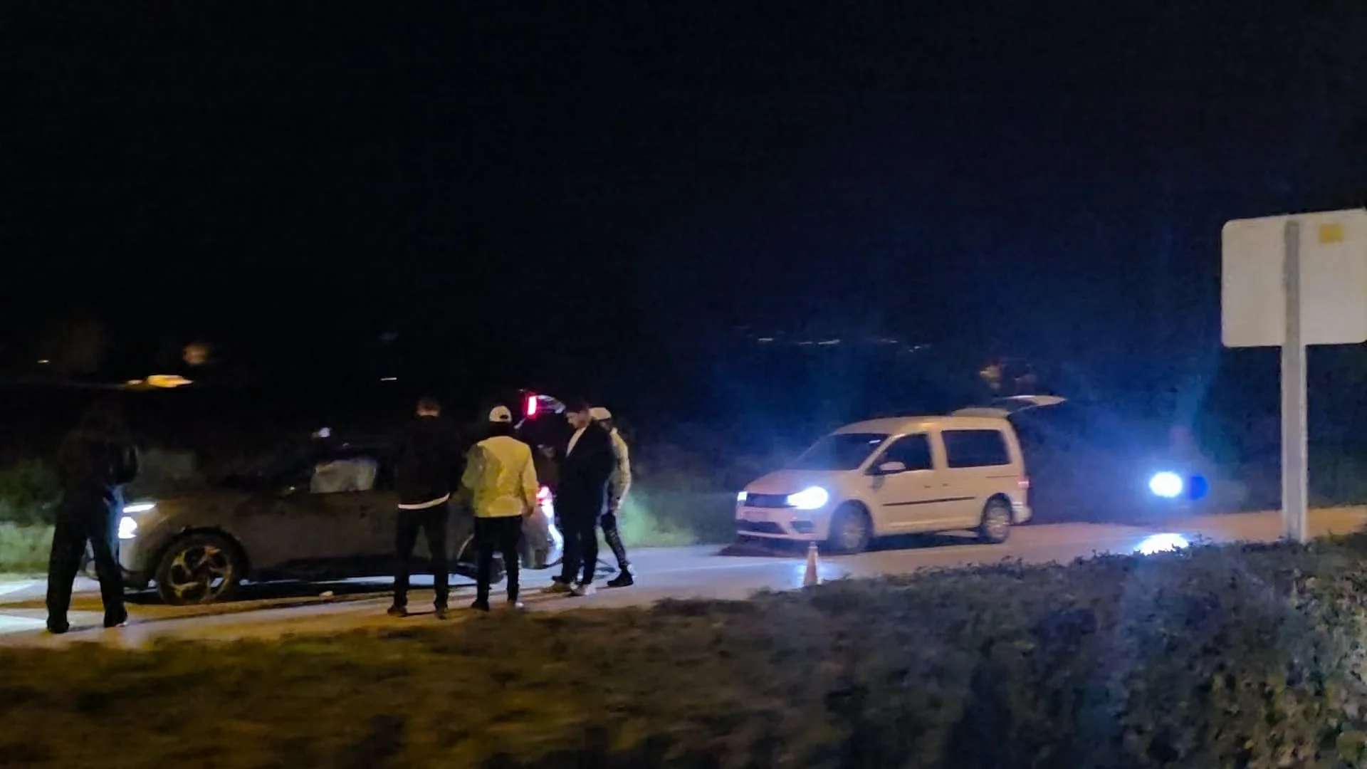 İnegöl'de akşam saati korkutan kaza!