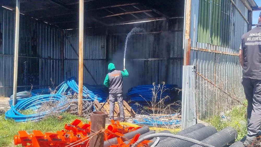 İnegöl'e 1 saat uzaklıkta korkutan yangın!