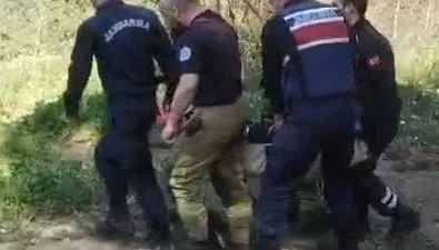 İnegöl'de talihsiz kadını kurtarmak için zamanla yarıştılar!