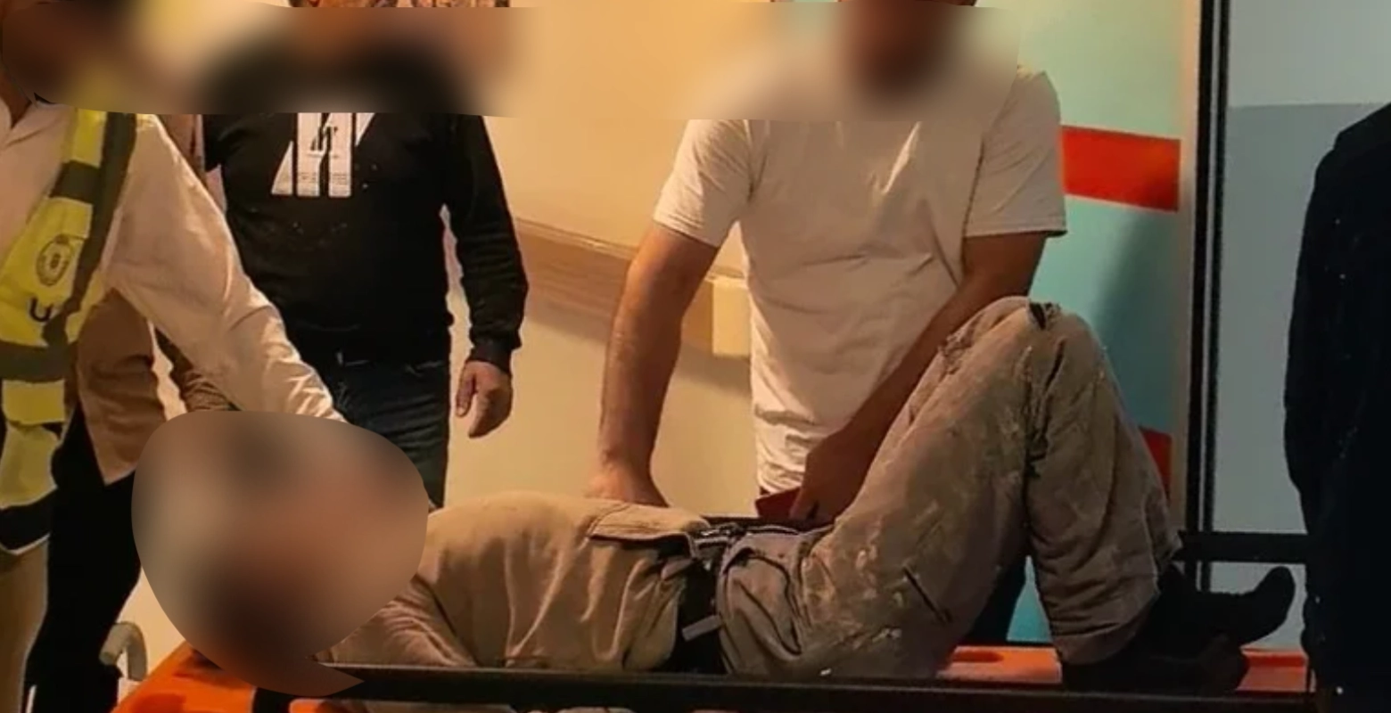 İnegöl'de korkunç iş kazası! İşçi ağır yaralandı