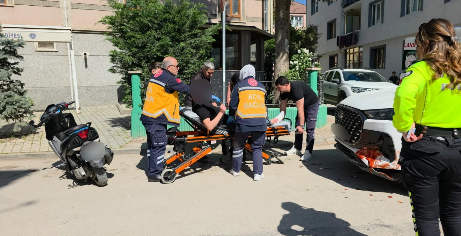 İnegöl'de feci kaza! 1 yaralı