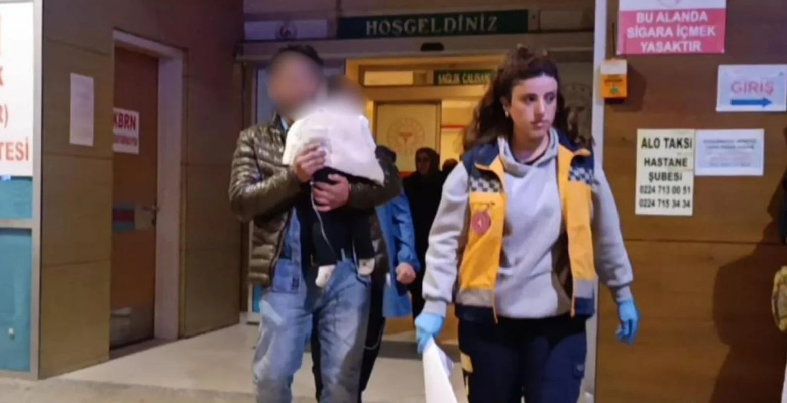 İnegöl'de korkutan olay! 1 yaşındaki bebek...
