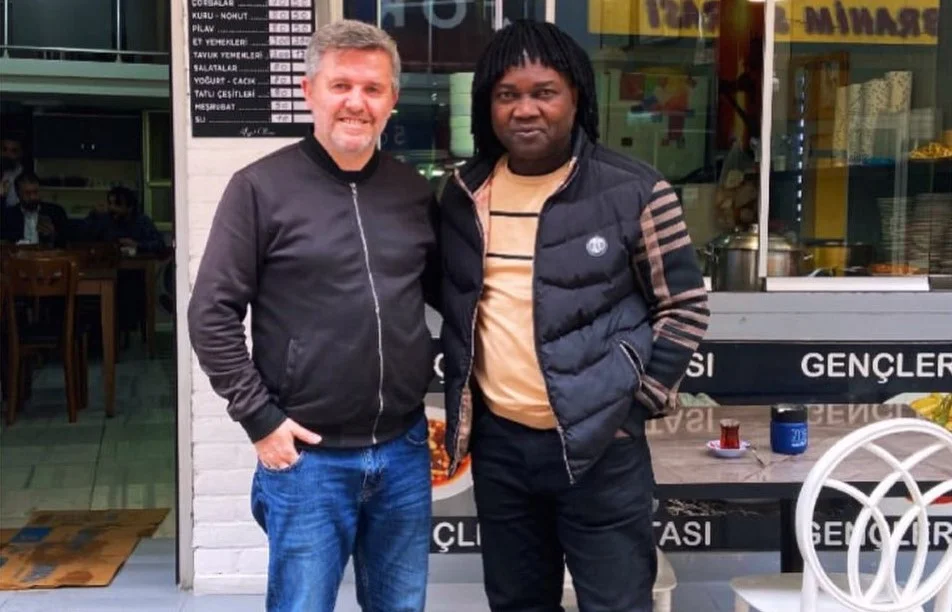 Fernand Coulibaly İnegöl’de paça çorbası içerken görüldü