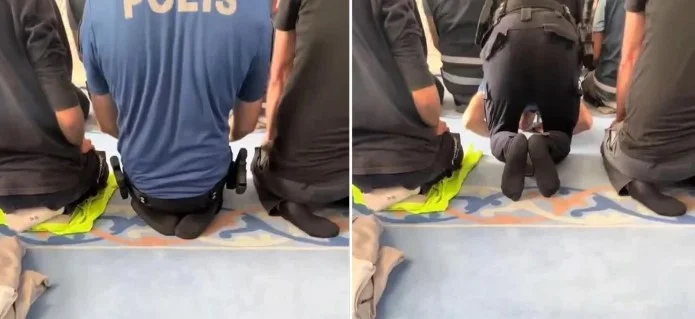 Camide silahın namlusuyla göz göze geldi!