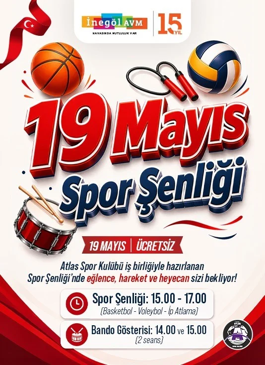 İnegöl AVM’de Anneler Günü ve 19 Mayıs Etkinlikleri Başlıyor İnegöl AVM’de Anneler Günü ve 19 Mayıs Etkinlikleri Başlıyor