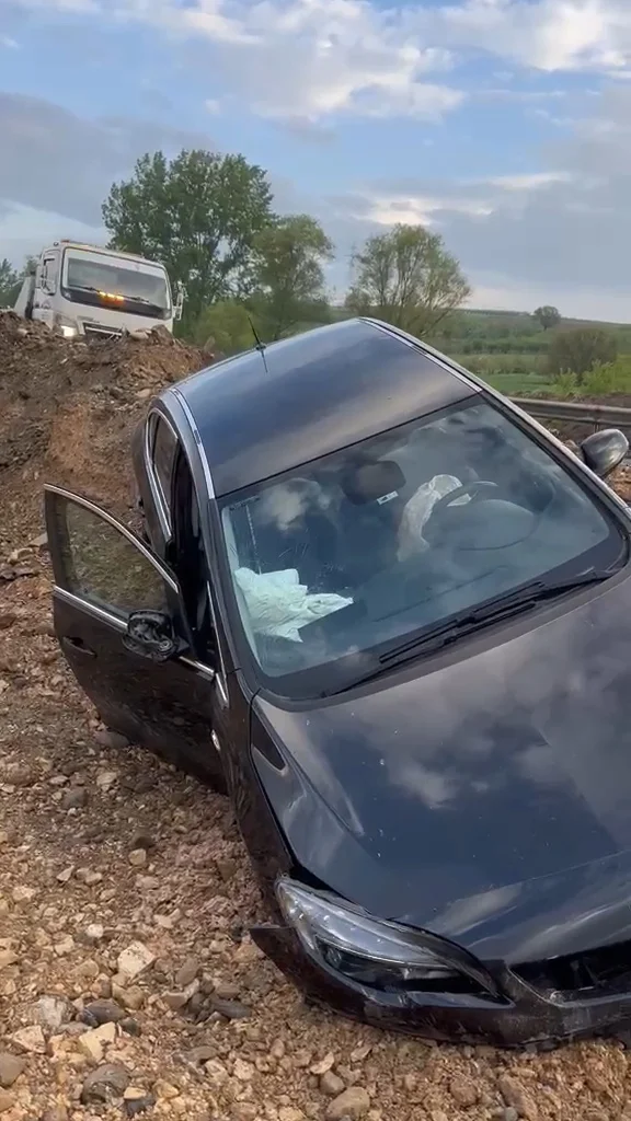 İnegöl yolunda feci kaza! 1 yaralı