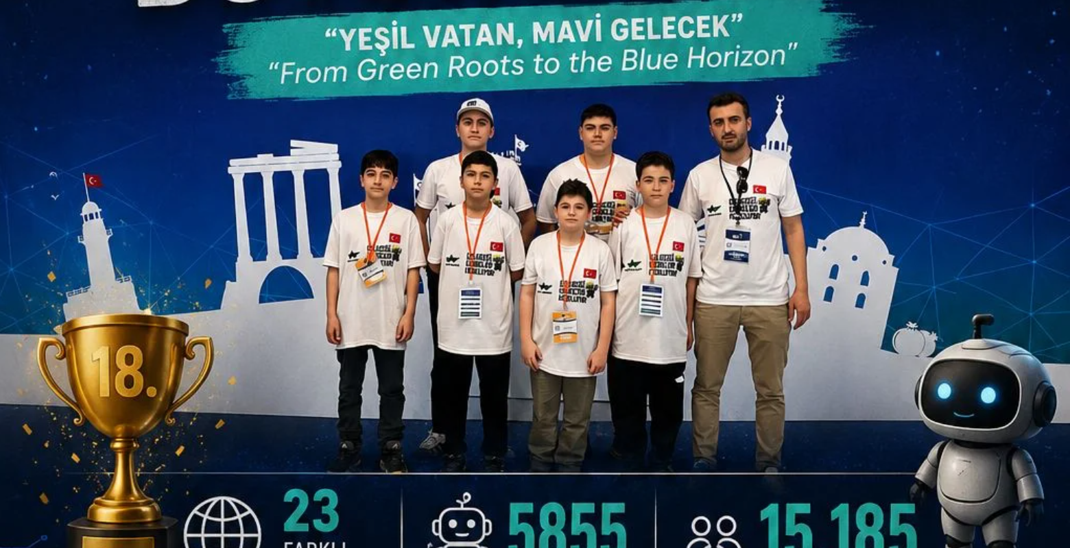 Robot yarışmalarında İnegöl rüzgarı esti
