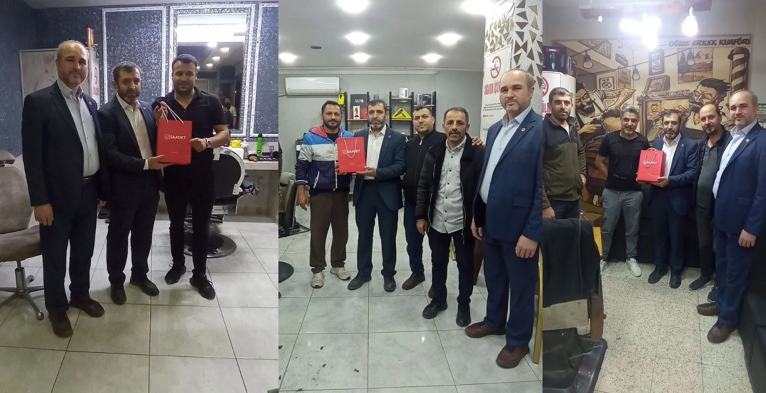 Saadet Partisi'nden 350 esnafa ziyaret