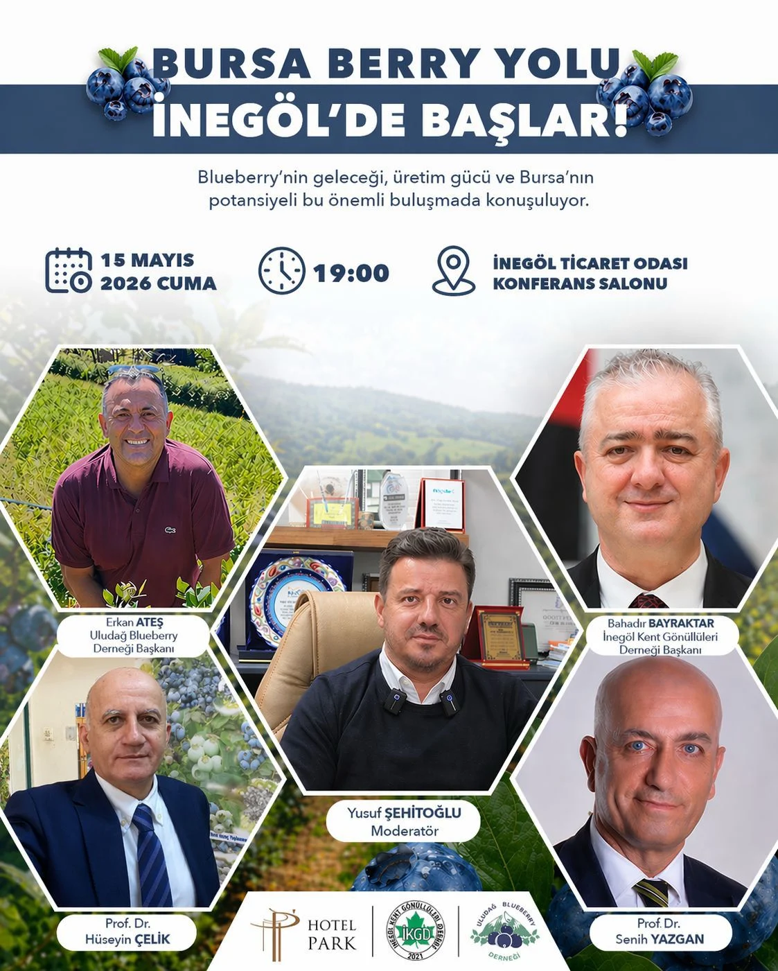 İnegöl’de Blueberry Üretimi ve İhracatı Masaya Yatırılacak İnegöl’de Blueberry Üretimi ve İhracatı Masaya Yatırılacak