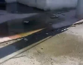 İnegöl’de gider tıkandı, sokak pis suya teslim oldu