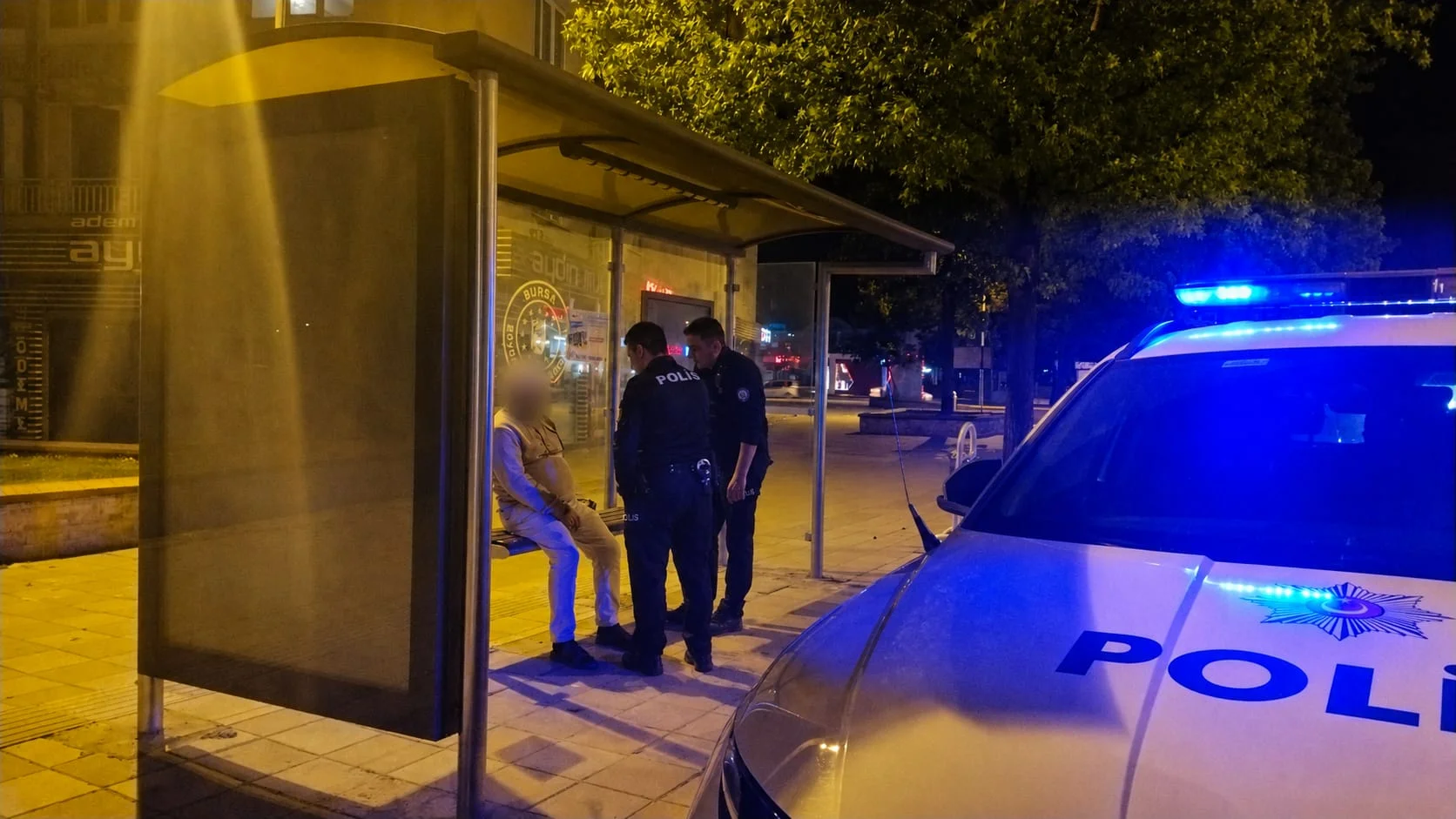İnegöl'de yürek yakan görüntü