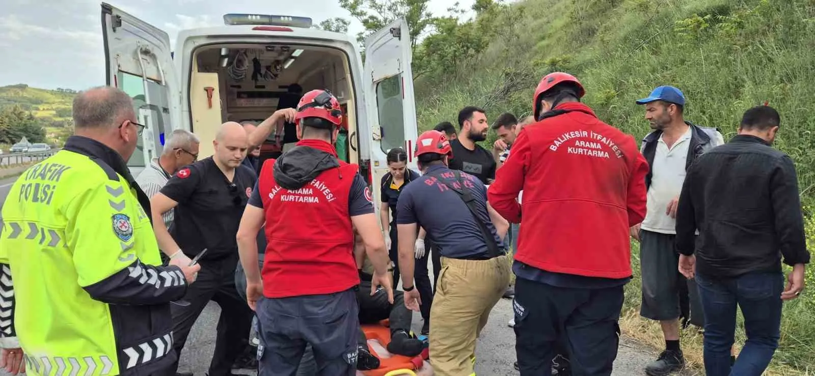 Balıkesir’de tır kazası: 1 yaralı