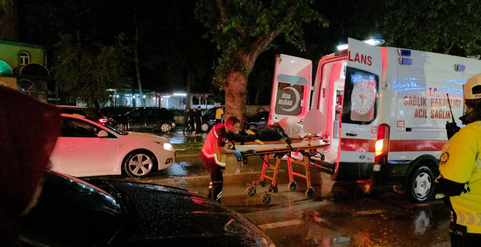 İnegöl'de dondurma almaya çıktı, gözünü hastanede açtı!