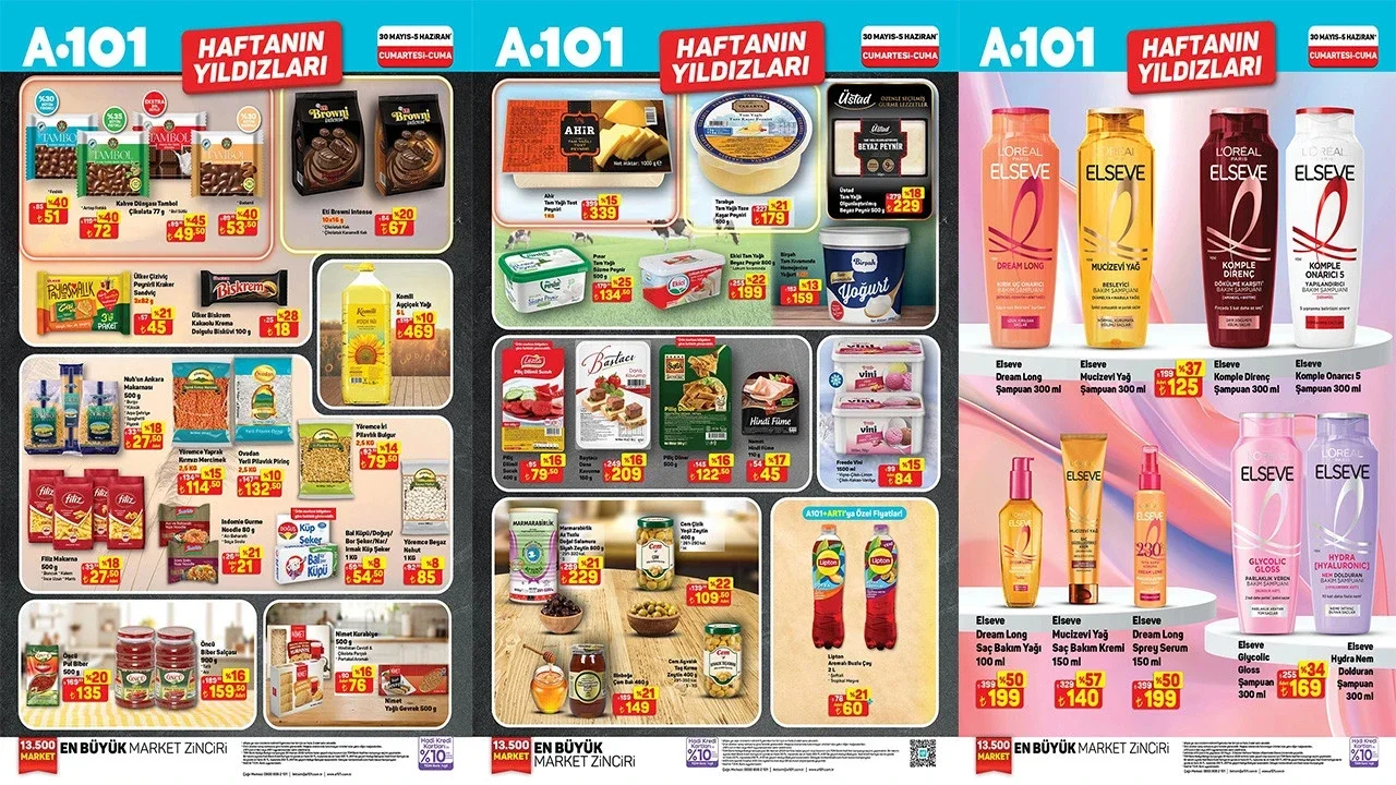 A101 30 Mayıs–5 Haziran 2026 Haftanın Yıldızları indirim listesi