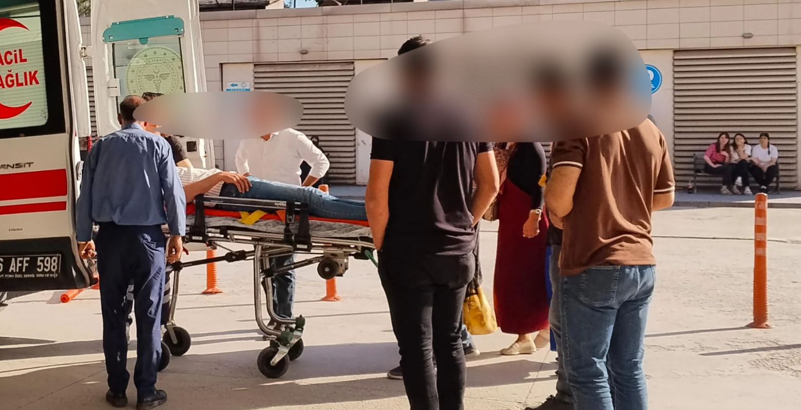 İnegöl'de meyve toplarken hastanelik oldu