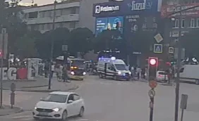İnegöl'ün merkezinde sıcak dakikalar, ağır yaralandı