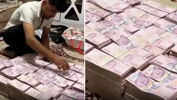 Kazancını böyle paylaştı, sosyal medyanın gündemine oturdu