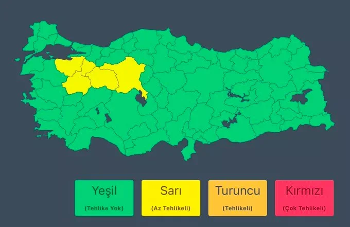 İnegöl ve çevresi için kritik uyarı! Kuvvetli sağanak doluyla gelecek
