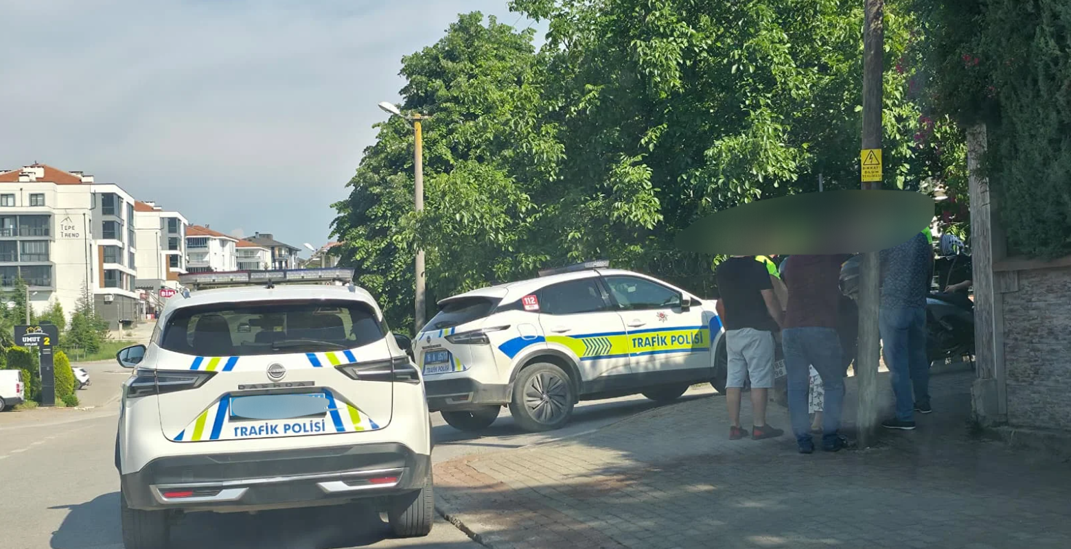 İnegöl'de korkutan kaza! 1 yaralı