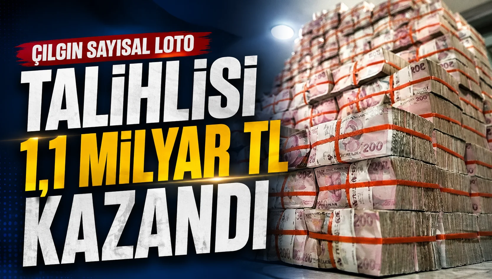Çılgın Sayısal Loto Talihlisi 1,1 Milyar TL Kazandı