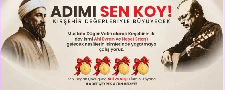 Çocuklarına bu isimleri koyanlara 4 çeyrek altın hediye