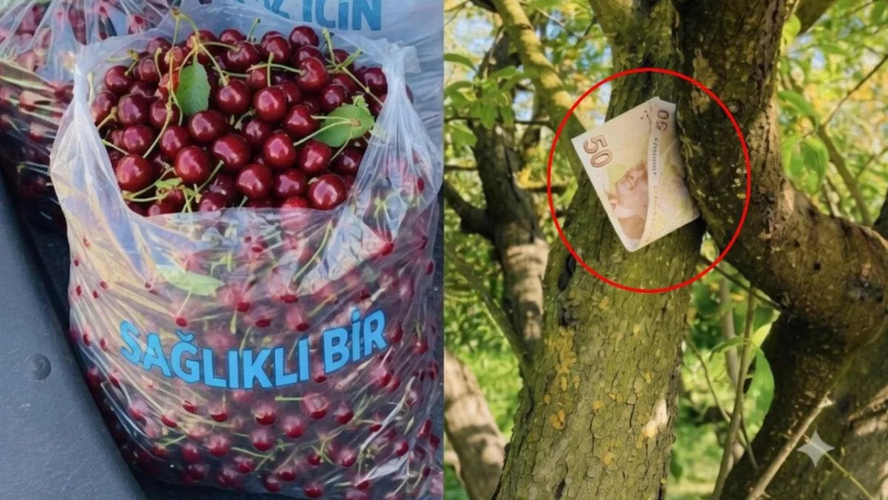 Tartışma yaratan kirazlarla ilgili gerçek bambaşka çıktı