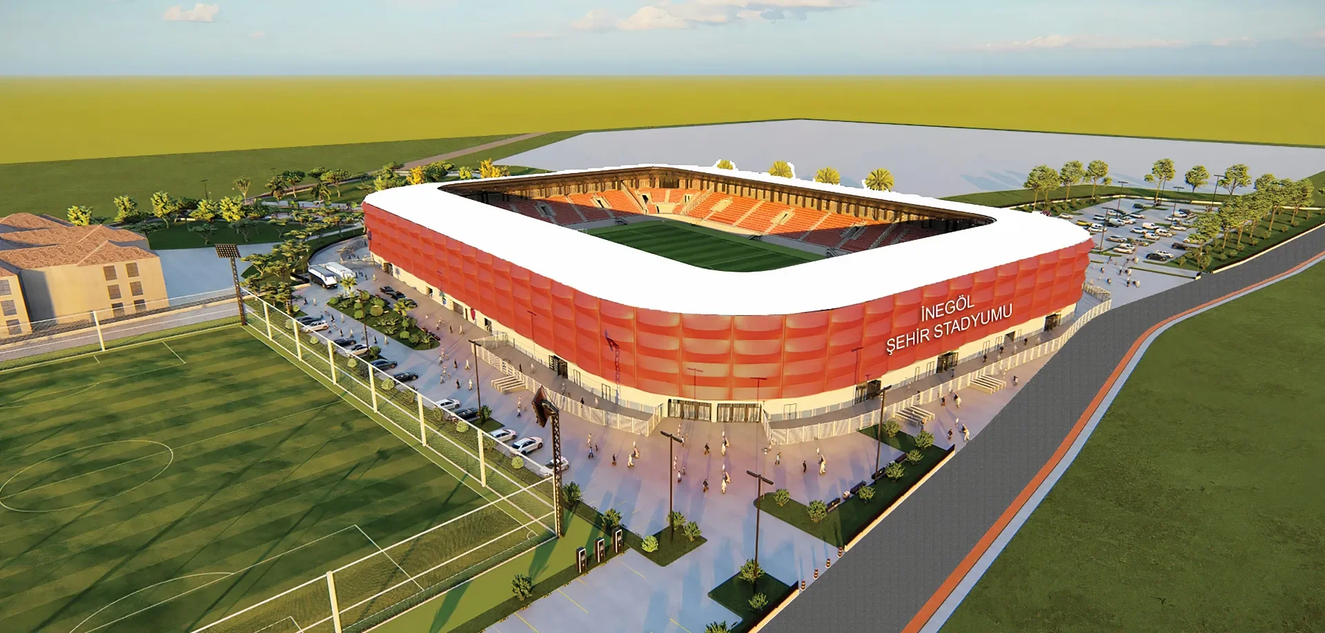 İnegöl Yeni Stadyuma Bir Adım Daha Yaklaştı! Protokol İmzalandı